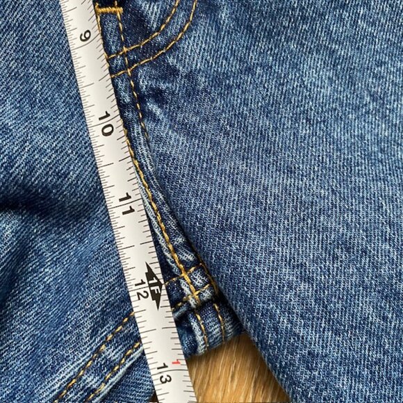 Levi’s 505 Men’s Jeans 34 Blue Straight Leg Classic Fit Cotton Dark wash Denim - Picture 9 of 12